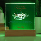 Keepsake Acrylic Bundle - To My Daughter Wherever your journey in life may take you